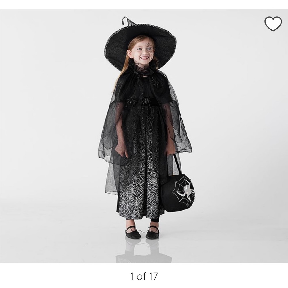Kids Glow-in-the-Dark Witch Halloween Costume